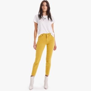 Mother High Waisted Looker | Mustard Yellow | Size 26